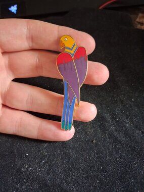 "Cezanne" Laurel Burch Bird brooch